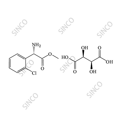 (S)-(+)-2-chlorophenyl glycine methyl ester tartrate salt