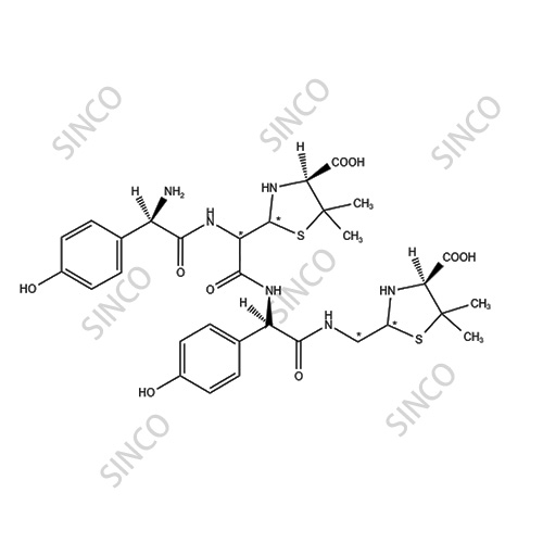 Amoxicillin thiazole acid dimer