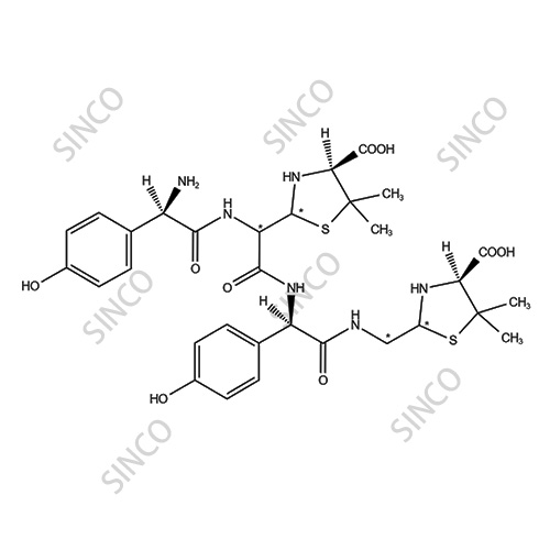 Amoxicillin thiazole acid dimer