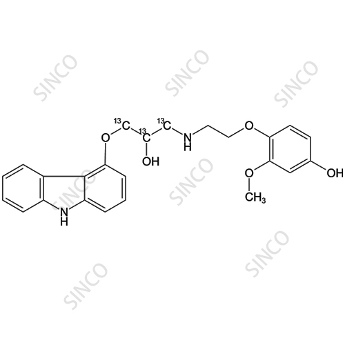 4-Hydroxycarvedilol-13C3