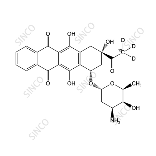 Idarubicin-13C, d3
