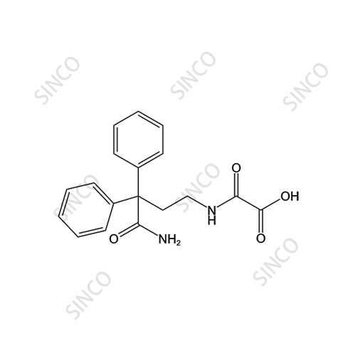 Imidafenacin Impurity  (N-(3-Carbamoyl-3,3-Diphenylpropyl)-Oxamic Acid)