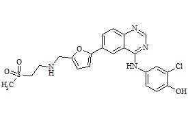 Lapatinib Impurity 1 (O-De(3-fluorobenzyl) Lapatinib)
