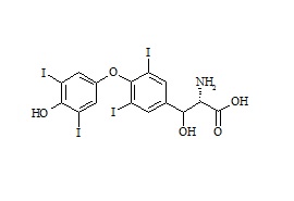 O-(4-Hydroxy-3,5-Diiodophenyl)-3,5-Diiodo-beta-Hydroxy-L-Tyrosine