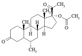 Medroxyprogesterone acetate impurity F (4,5-beta-Dihydromedroxyprogesterone acetate)