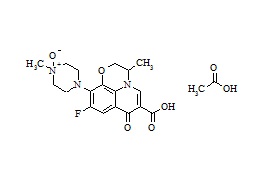 Ofloxacin N-Oxide Acetic Acid Salt (Impurity F)