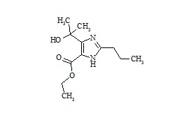 Olmesartan Impurity (Ethyl 4-(1-Hydroxy-1-methylethyl)-2- Propyl-Imidazole-5-Carboxylate)