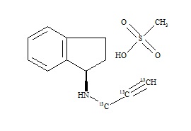 Rasagiline-13C3 Mesylate
