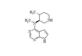 Tofacitinib Impurity (N-Des-(2-Cyanide-acetyl)-(3S,4R))