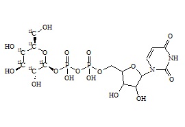 Uridine Diphosphate Glucose-13C6 (UDP-Glucose-13C6)