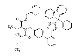 Valsartan Benzyl Ester N2-Trityl Analog