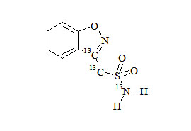 Zonisamide-13C2-15N