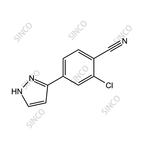 2-Chloro-4-(1H-pyazol-3-yl)benzonitrile