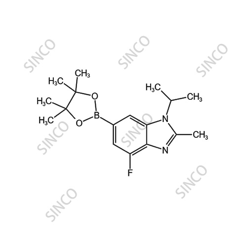 4-fluoro-2-methyl-1-(prop-2-yl)-6-(4,4,5,5-tetramethyl-1,3,2-dioxaborolan-2-yl)benzo[d]imidazole