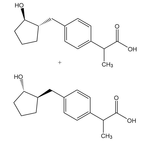trans-Hydroxy Loxoprofen(Mixture of Diastereomers)