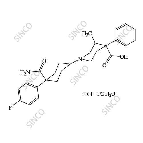 Levocabastine Impurity 1 hydrochloride hemihydrate